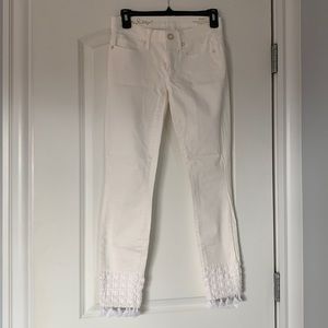 Lilly Pulitzer South Ocean Skinny Crop Jean